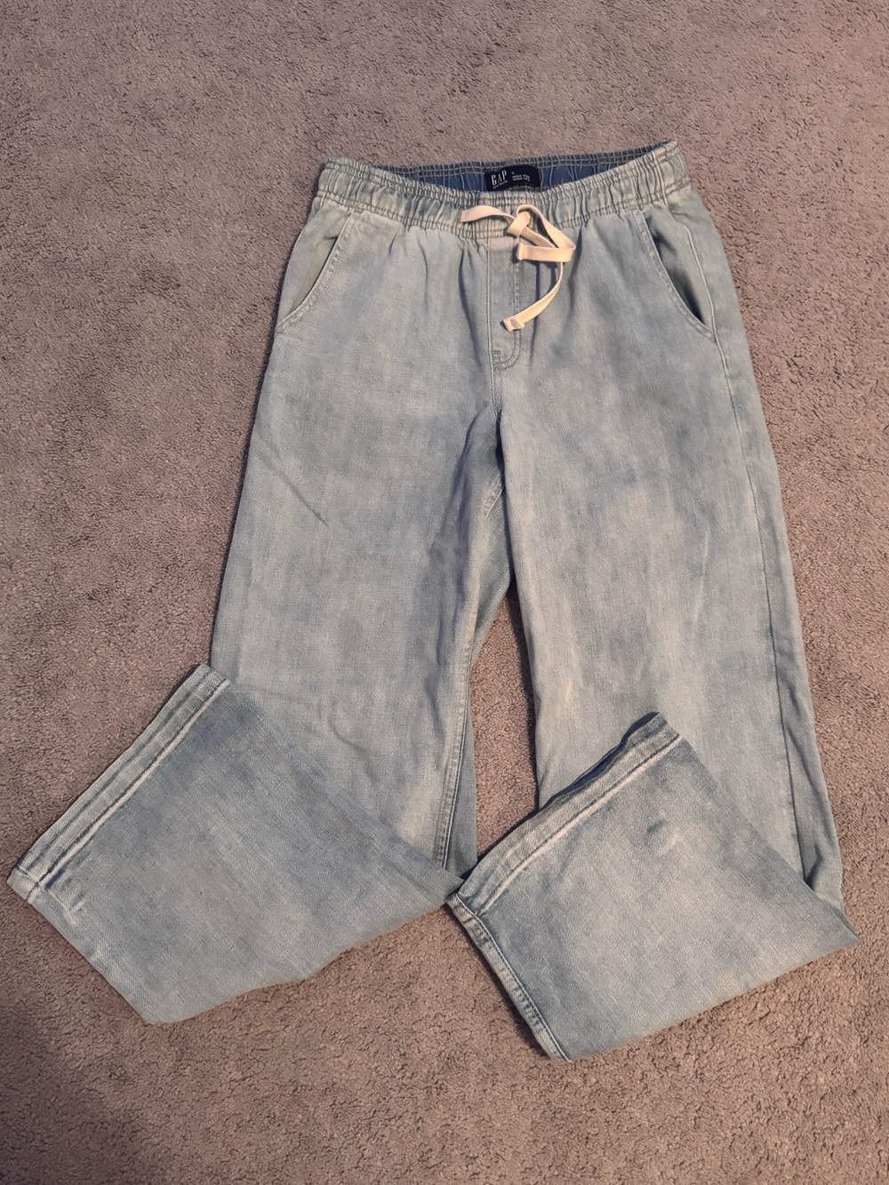 Gap Pull On Wide Leg Jeans
